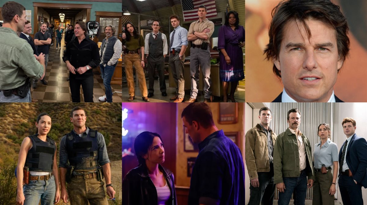 توم كروز ومشاهد من المسلسل الجديد 2 NCIS Origins وصورة كروز في موقع تصويره