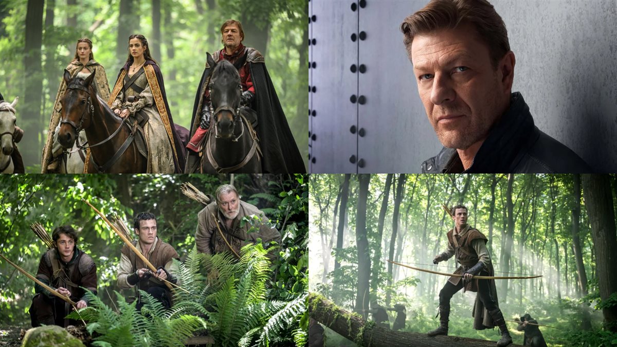 شون بين وصورته في مسلسل Robin Hood