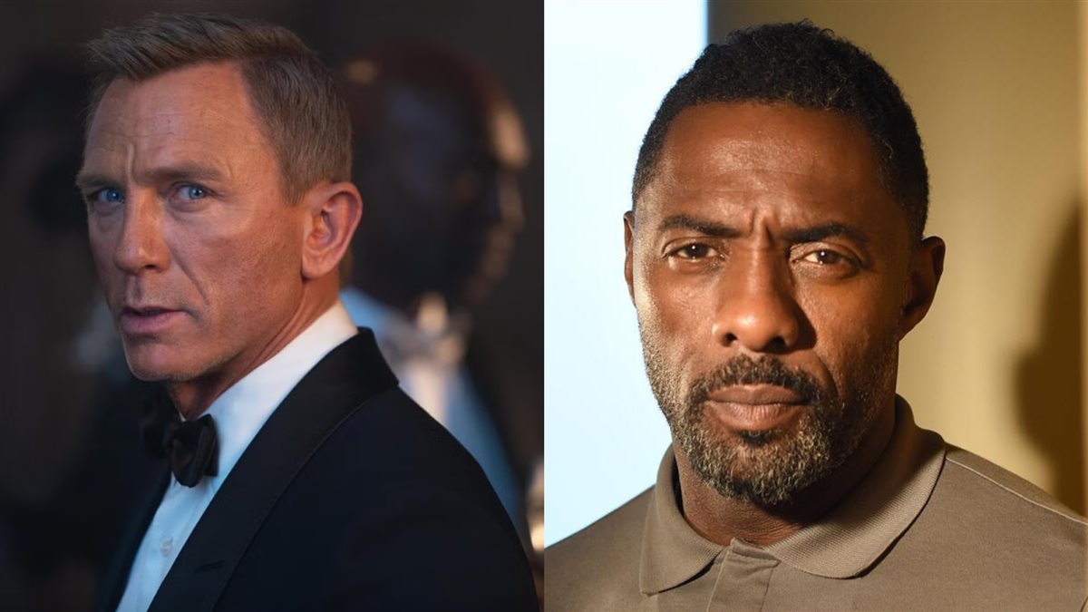 إدريس إلبا و دانيال كريج البطل السابق لأفلام James Bond