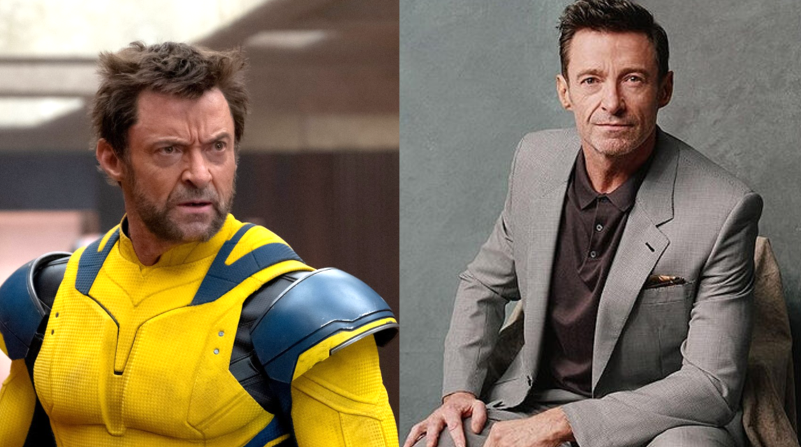 هيو جاكمان وصورته في شخصية البطل الخارق “وولفرين” في فيلم Deadpool & Wolverine
