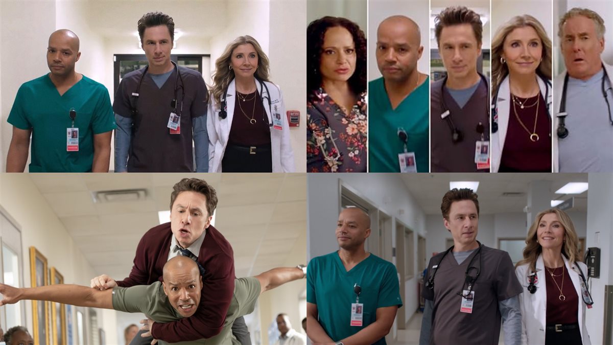 مشاهد من المسلسل الأمريكي الجديد 10 Scrubs
