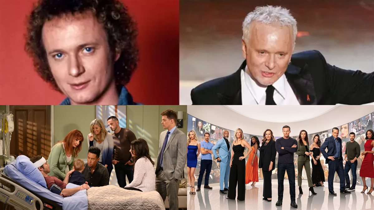 الممثل الراحل أنطوني جيري ومشاهد من مسلسله General Hospital