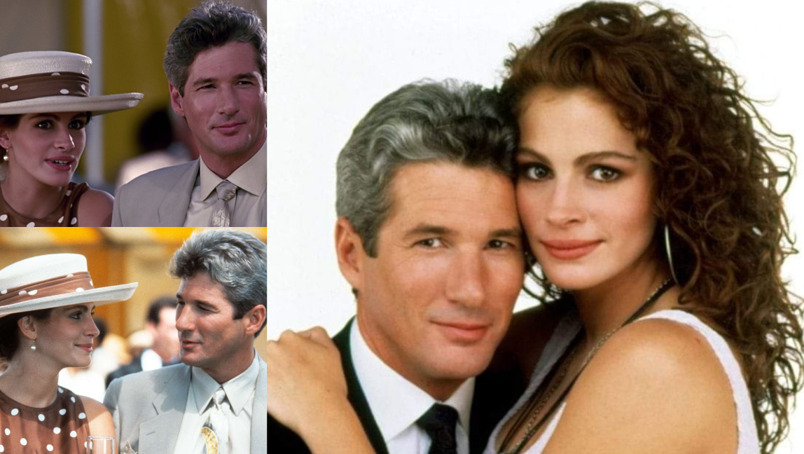ريتشارد جير و جوليا روبرتس في الجزء الأول فيلم Pretty Woman