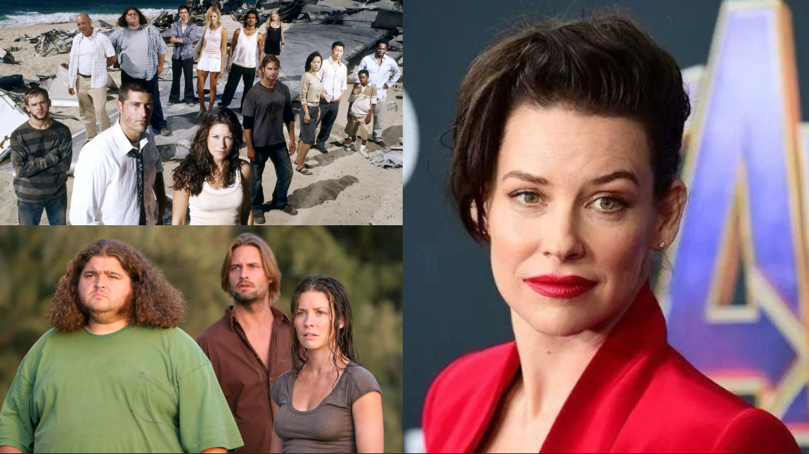 الممثلة الكندية إيفانجلين ليلي بطلة مسلسل Lost&nbsp;وصورتها في مشاهده