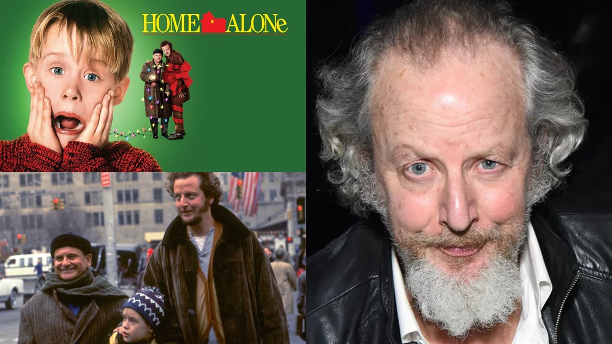 الممثل دانيال ستيرن وصورته في فيلمه الشهير Home Alone