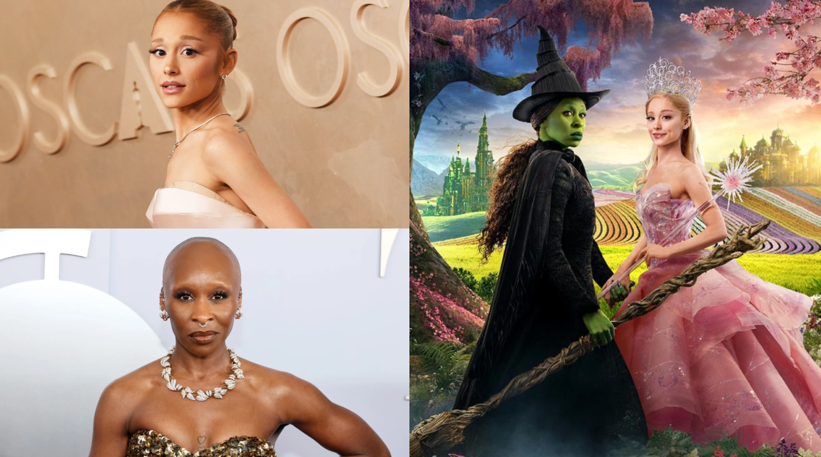 الفنانات أريانا جراندي و سينثيا إيريفو بطلات أفلام Wicked