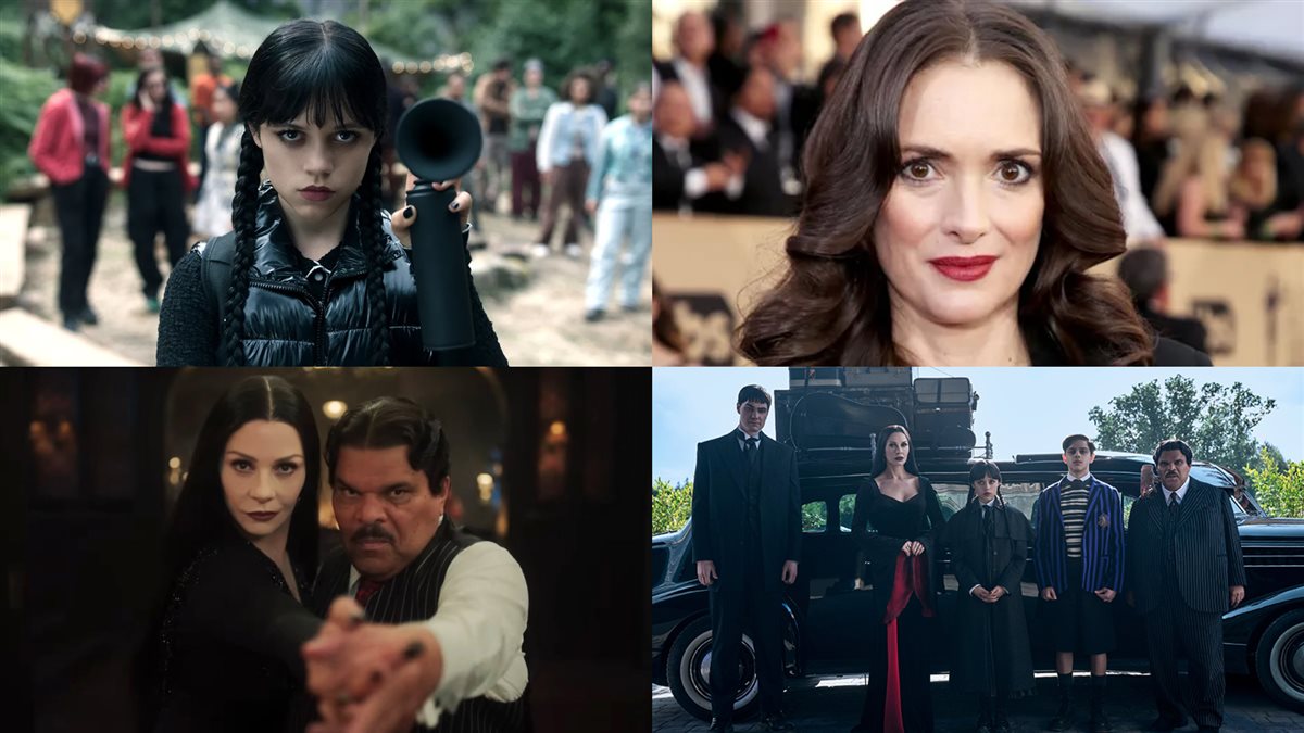 وينونا رايدر ومشاهد المواسم السابقة من مسلسل Wednesday