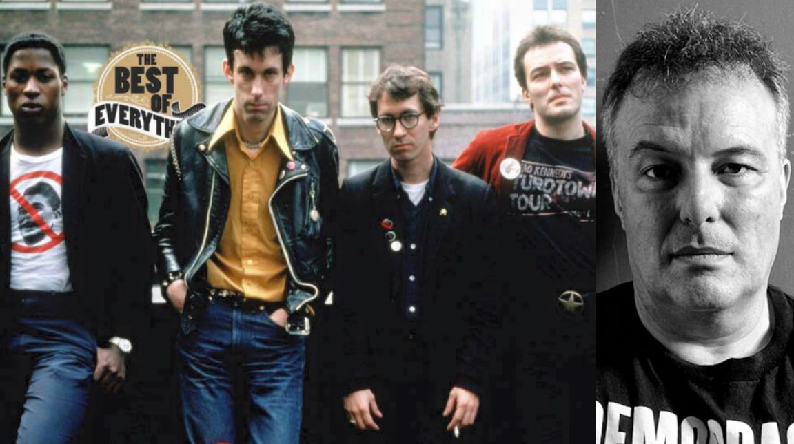 المطرب الأمريكي جيلو بيافرا وصورته في فرقته Dead Kennedys