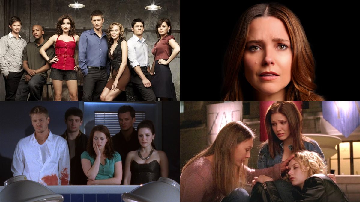 الممثلة الأمريكية صوفيا بوش وصورها في النسخة القديمة مسلسل One Tree Hill