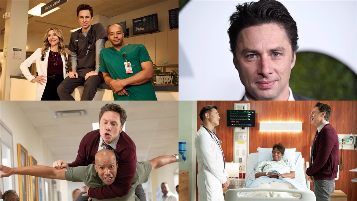 زاك براف بطل مسلسل Scrubs ومشاهد من الموسم الـ 11 منه