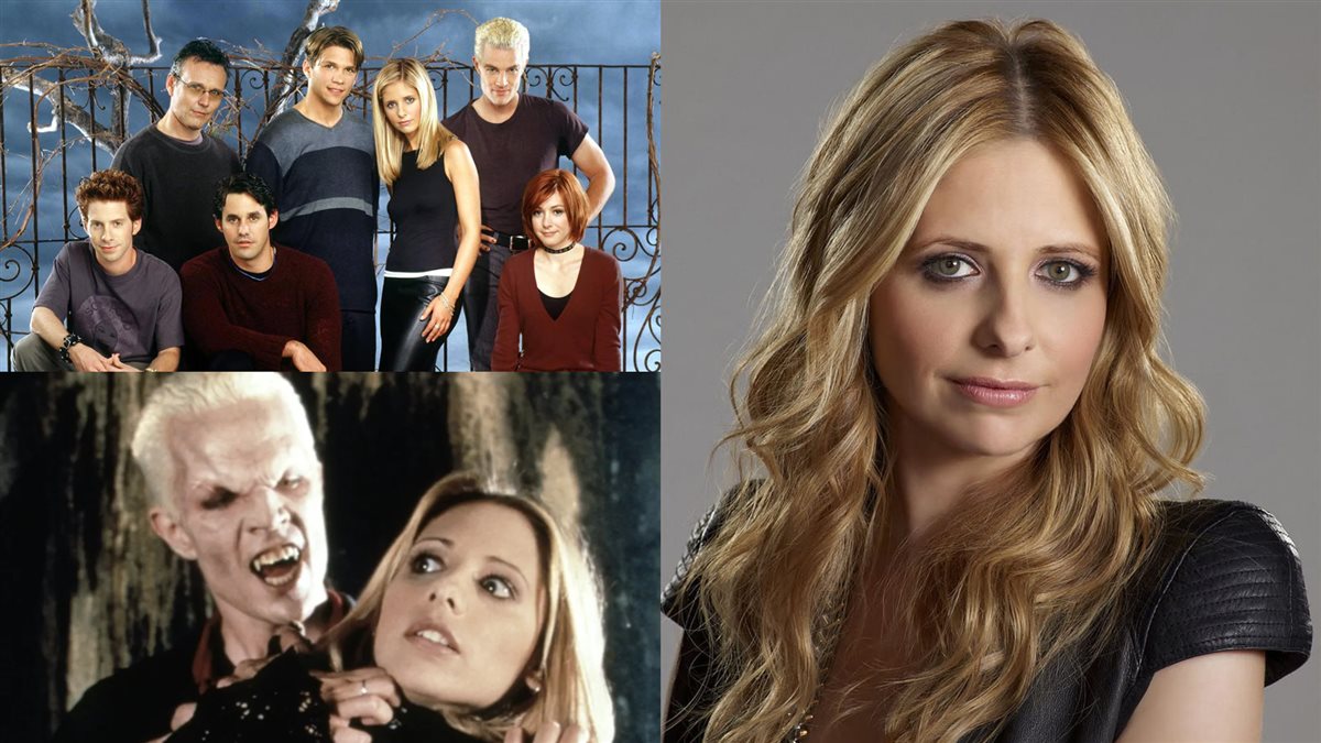 سارة ميشيل جيلار ومشاهدها في النسخة القديمة مسلسل Buffy The Vampire Slayer