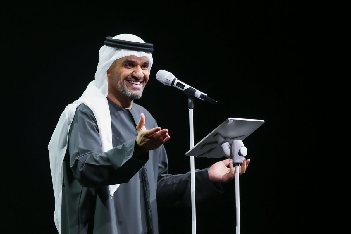 حسين الجسمي يبهج 