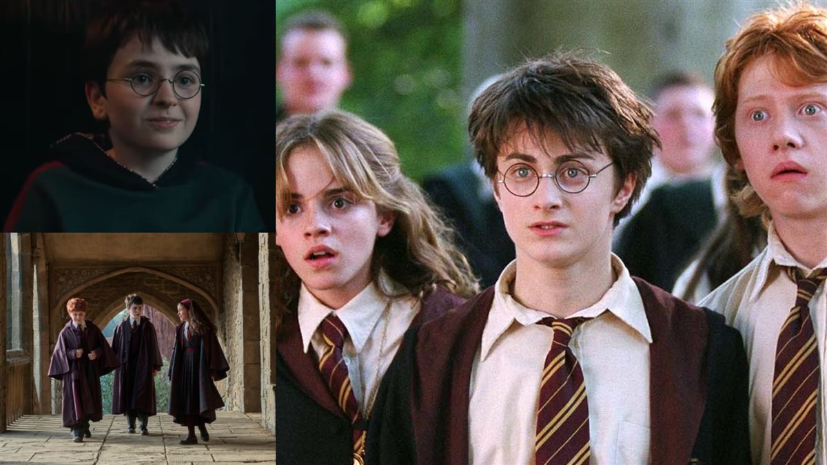 دومينيك ماكلولين في مسلسل Harry Potter ومشهد من سلسلة الأفلام بنفس الأسم