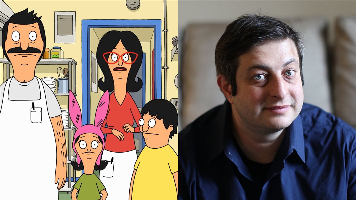يوجين ميرمان بطل مسلسل Bob's Burgers ومشهد من المسلسل