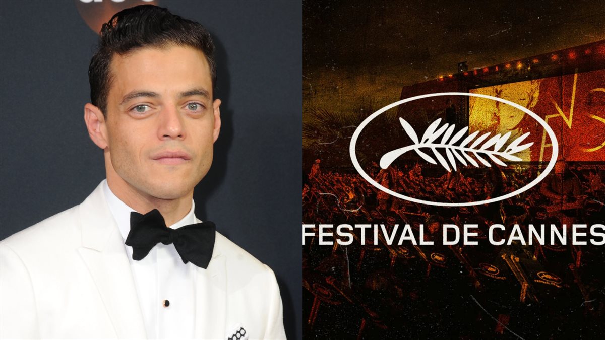 رامي مالك وشعار مهرجان كان السينمائي