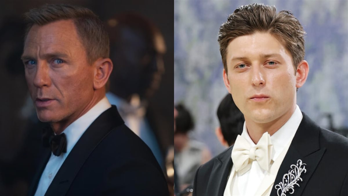 توم فرانسيس والممثل دانيال كريج البطل السابق لسلسلة أفلام James Bond