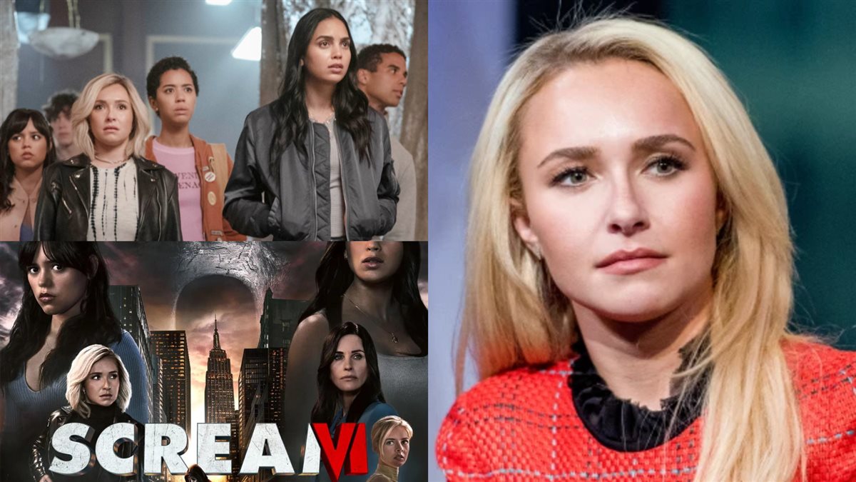 هايدن بانتير وصورتها في فيلمها الشهير Scream VI