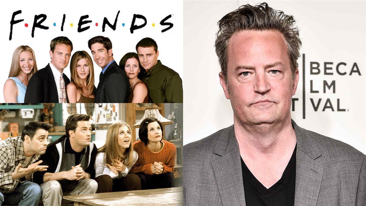 ماثيو بيري وصورته في مسلسل Friends
