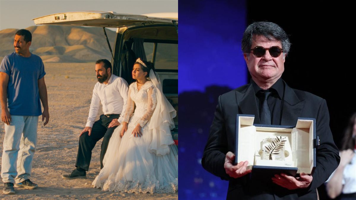 جعفر بناهي مخرج الفيلم الحائز على جائزة السفعة الذهبية It Was Just an Accident ومشهد من الفيلم