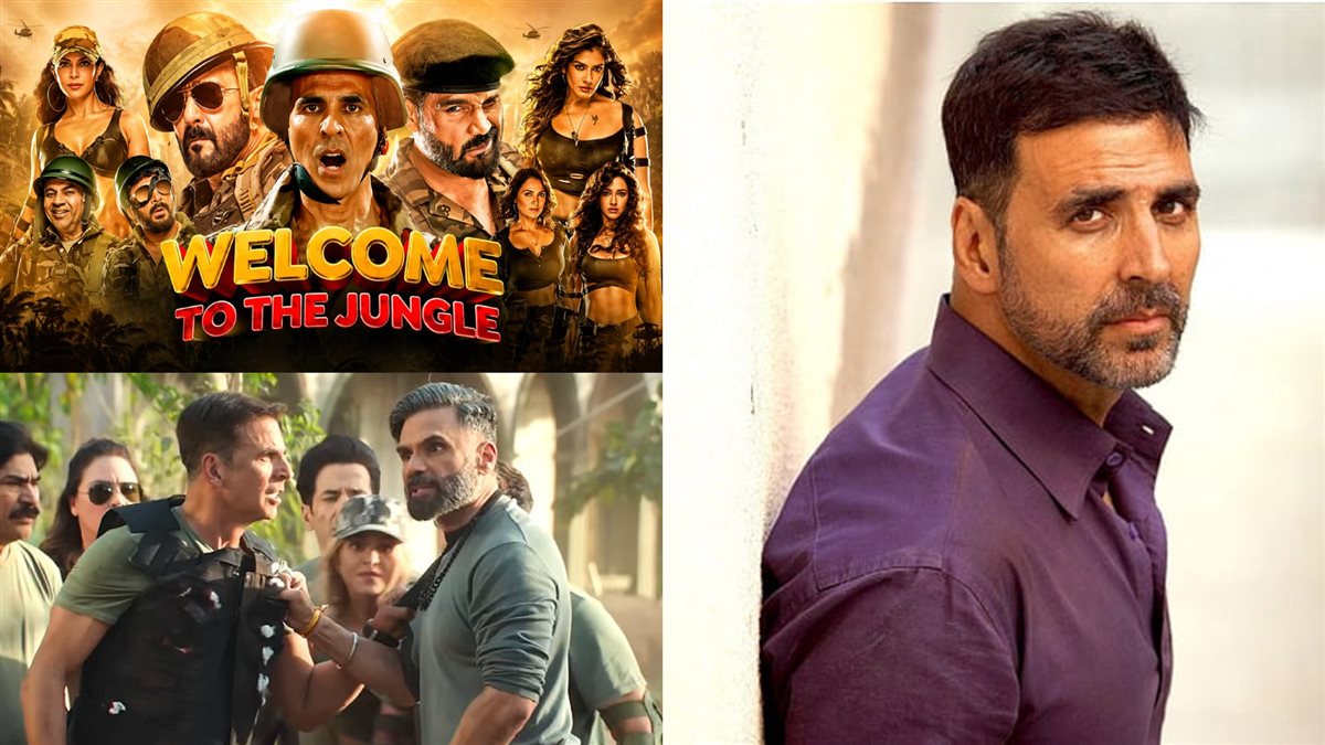أكشاي كومار ومشاهد من فيلم Welcome to the Jungle
