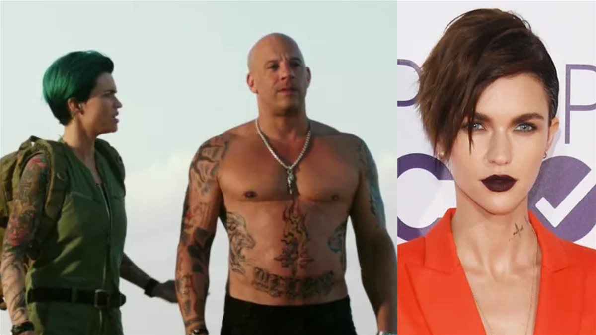روبي روز وصورتها مع فين ديزل في فيلم xXx Return of Xander Cage