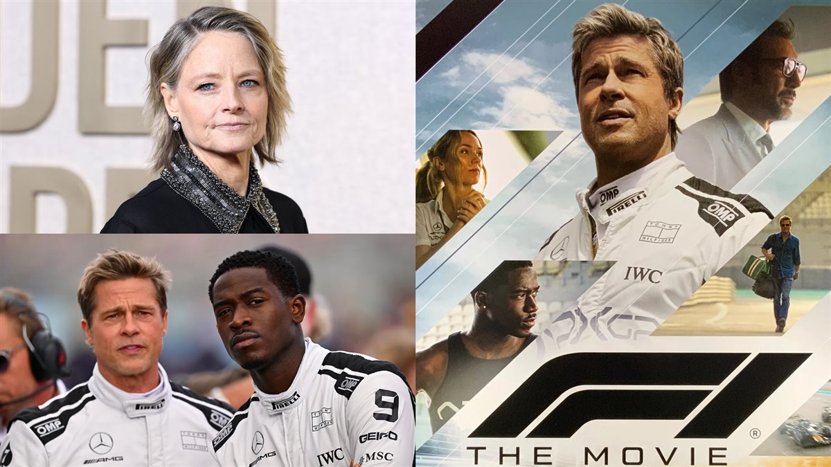 جودي فوستر ومشاهد فيلم F1 للممثل براد بيت
