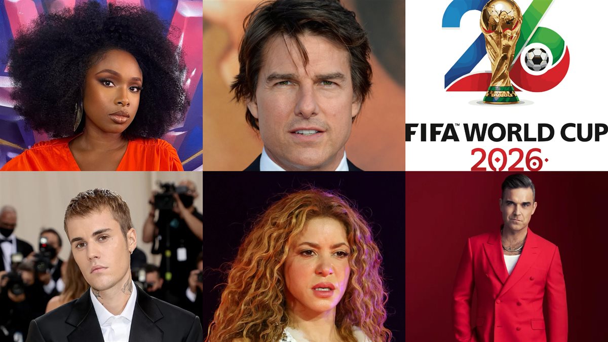 بعض مشاهير ومطربين هوليوود المشاركين في حفل ختام كاس العالم 2026