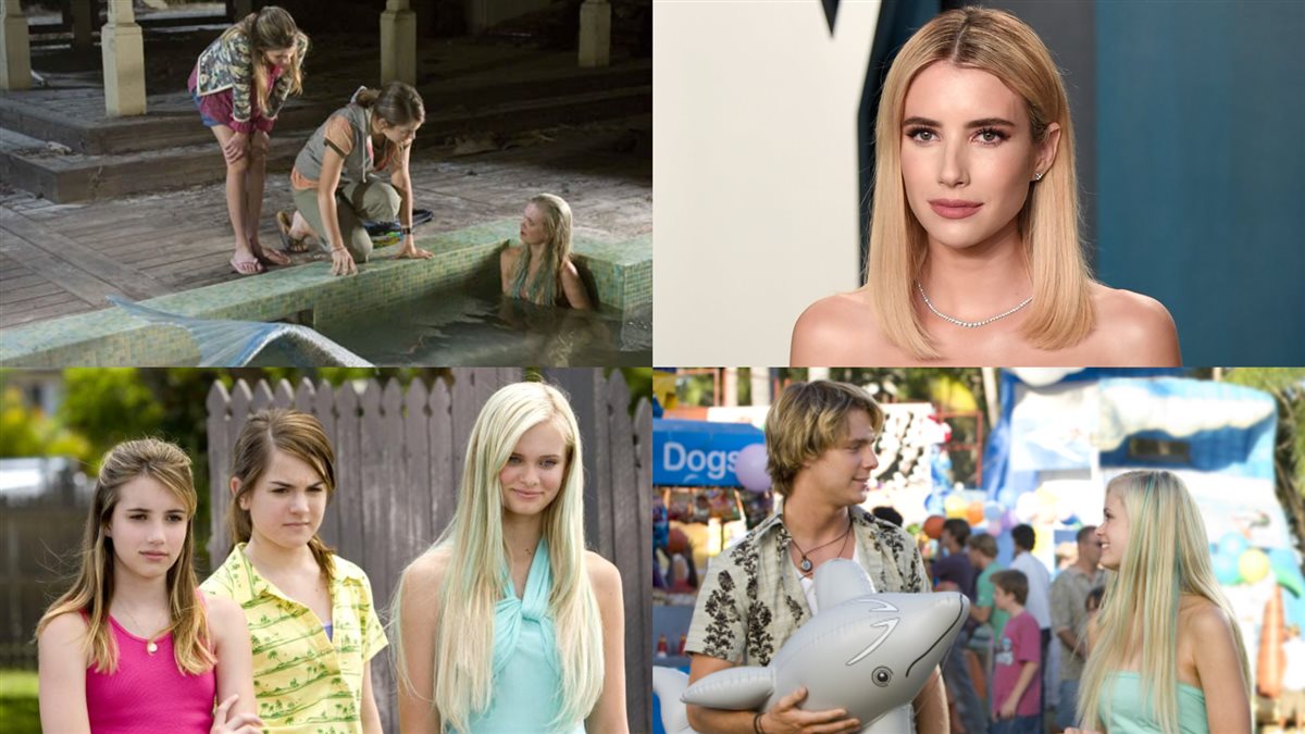 إيما روبرتس ومشاهدها في الفيلم الأصلي Aquamarine المأخوذ عنه المسلسل الجديد
