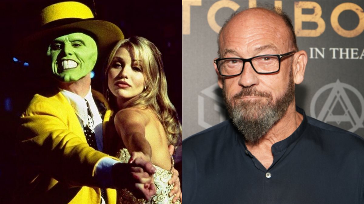 تشاك راسيل مخرج فيلم The Mask ومشهد من الفيلم