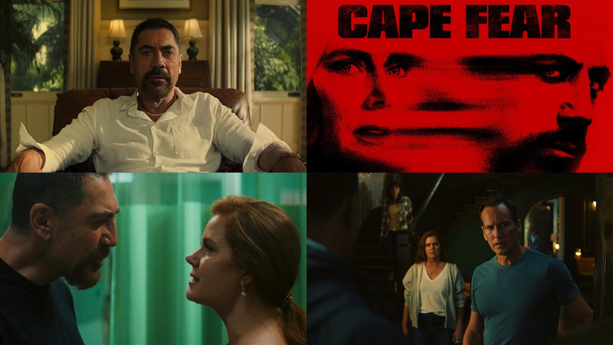 خافيير باردم في مشاهد مسلسل Cape Fear وأفيشه