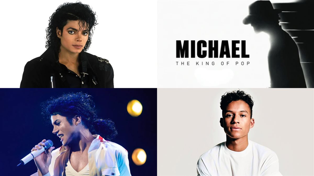جعفر جاكسون وعمه مايكل جاكسون وأفيش ومشاهد الجزء الأول فيلم Michael