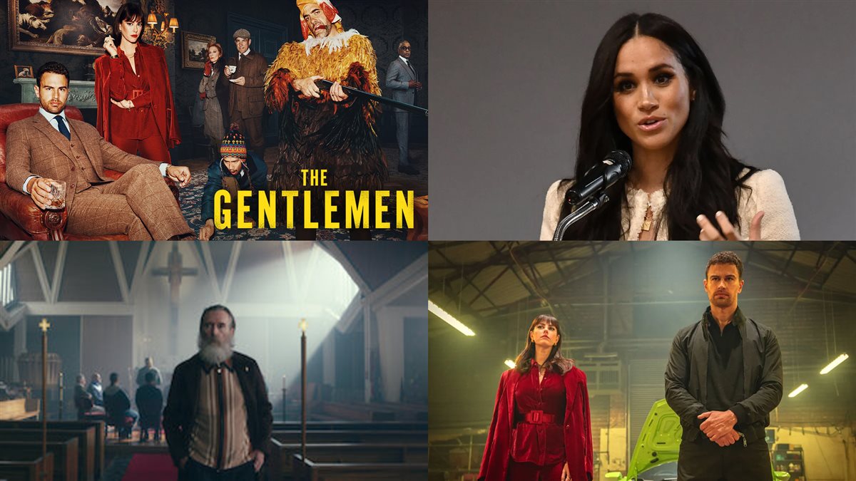 ميجان ماركل ومشاهد وأفيش مسلسل The Gentlemen