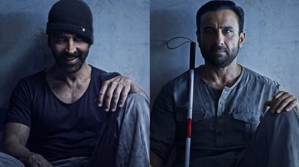 سيف علي خان و أكشاي كومار في الفيلم الهندي الجديد Haiwaan