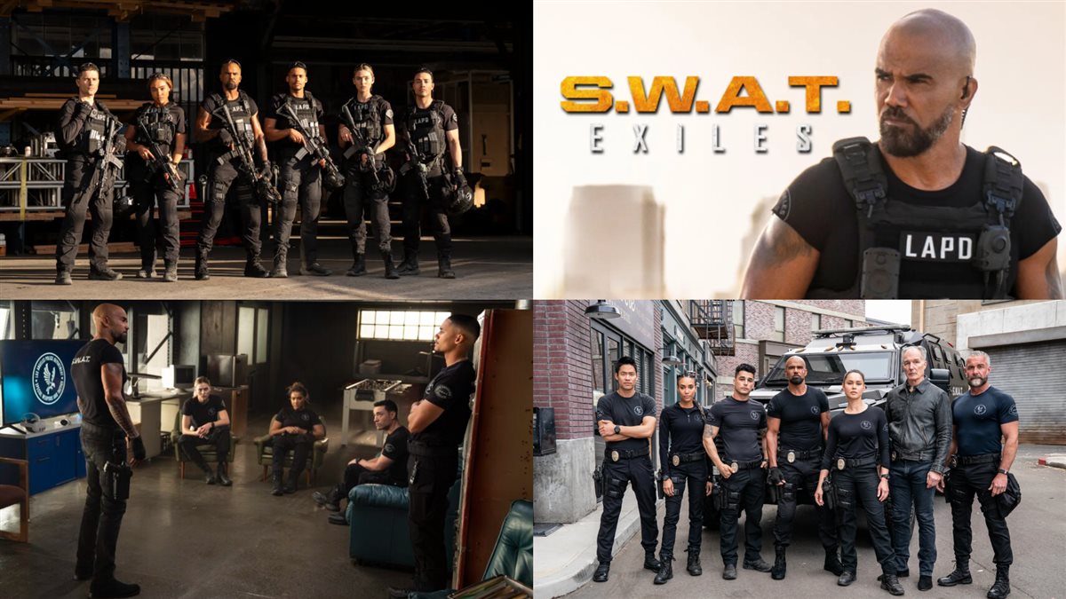 أفيش ومشاهد المسلسل الأمريكي الجديد SWAT Exiles