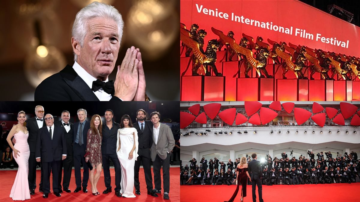 ريتشارد جير وزملائه في فيلم The Basics of Philosophy بمهرجان فينيسيا السينمائي 2026