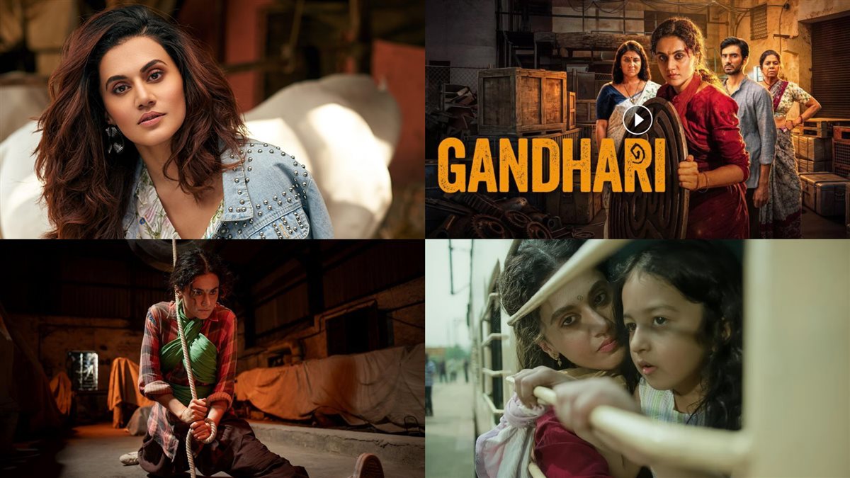 تابسي بانو وصورة وأفيش فيلمها الجديد Gandhari