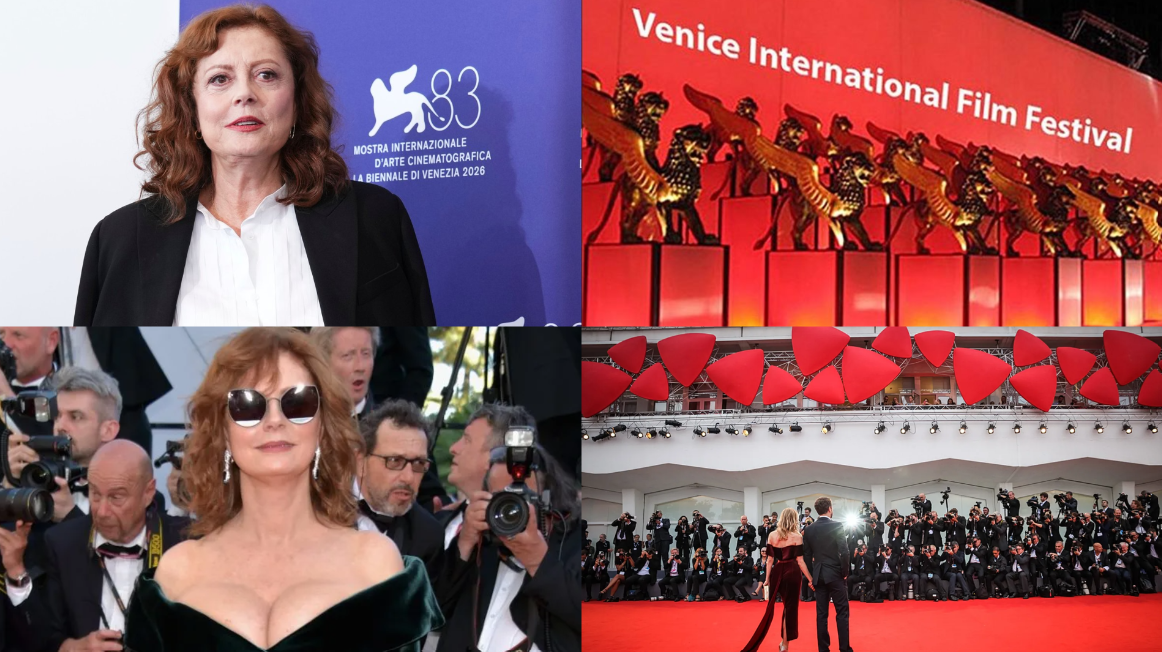 سوزان سارندون وصورها في مهرجان فينيسيا السينمائي 2026