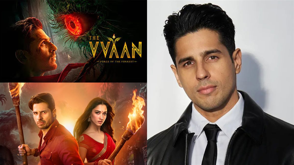 سيدهارث مالهوترا وصورته على أفيش ومشاهد فيلمه الجديد The Vvaan Force of the Forrest