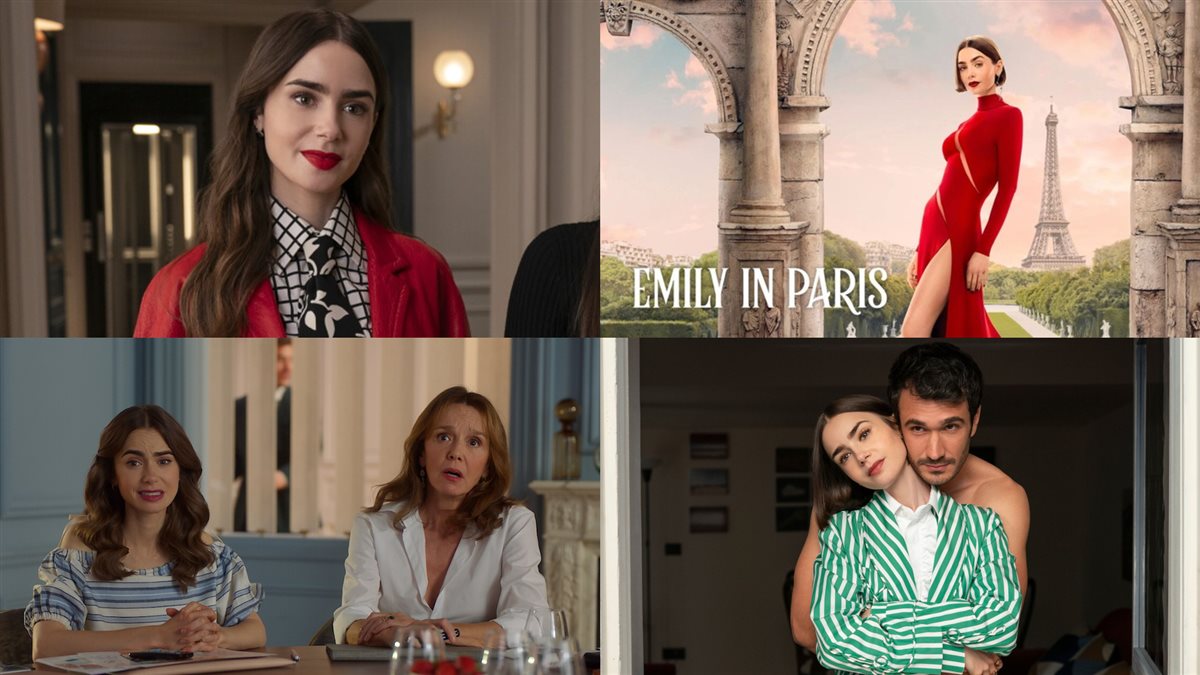 ليلي كولينز ومشاهدها في مسلسل Emily in Paris