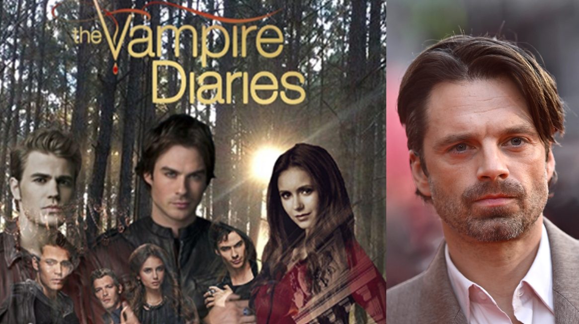 سيباستيان ستان وصورة أفيش مسلسل The Vampire Diaries