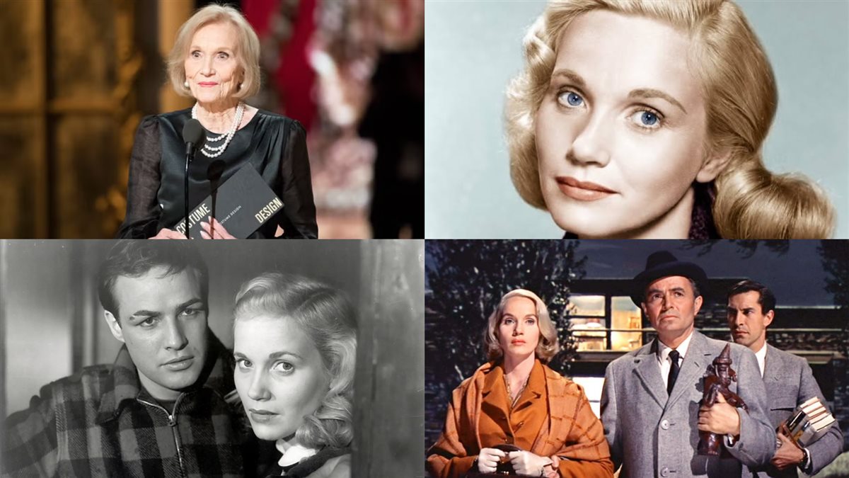 إيفا ماري سانت في شبابها وكبرها وأفلامها On the Waterfront و North by Northwest
