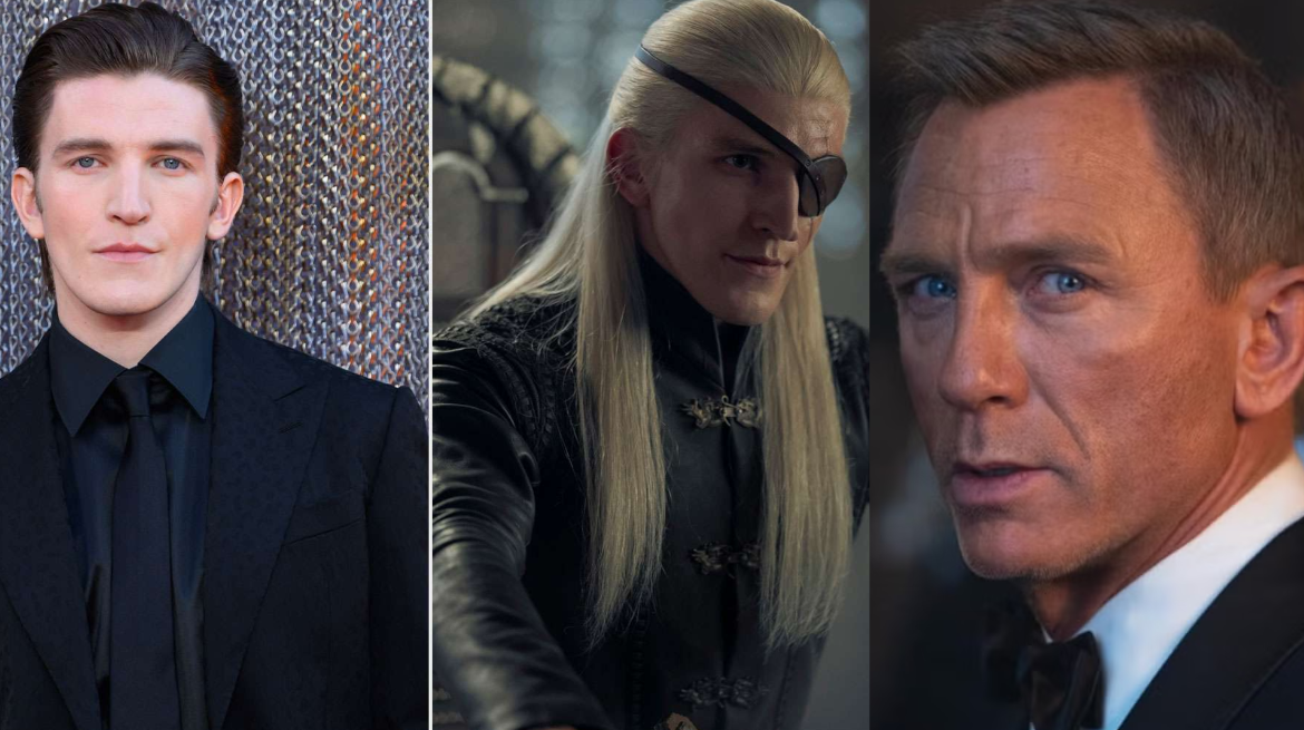 دانيال كريك في شخصية جيمس بوند وإيوان ميتشل بطل مسلسل House of the Dragon
