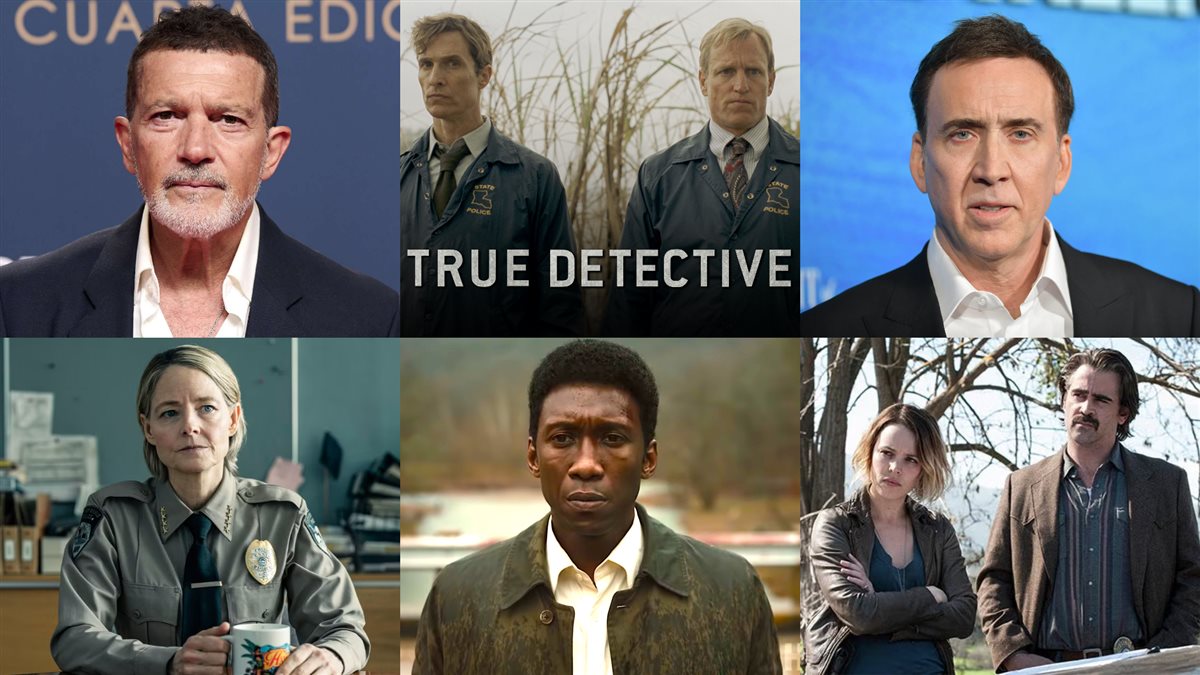 نيكولاس كيج و أنطونيو بانديراس ومشاهد وأفيش مسلسل True Detective