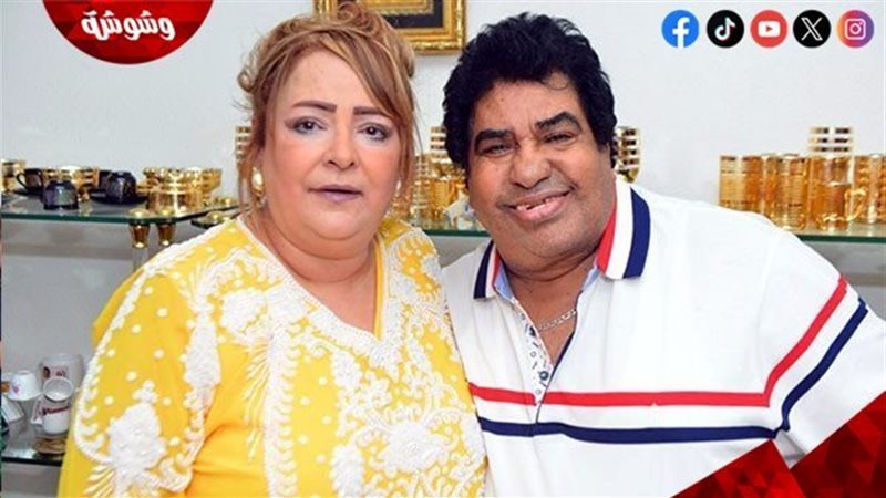 أحمد عدوية و زوجته