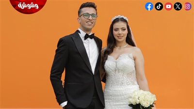 عصام كاريكا وأحمد جمال وشاهيناز فى زفاف نجل المصور وديع عزمى‎