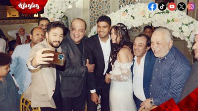 بالصور.. نجوم الفن فى عقد قران ابنة علاء مرسى‎