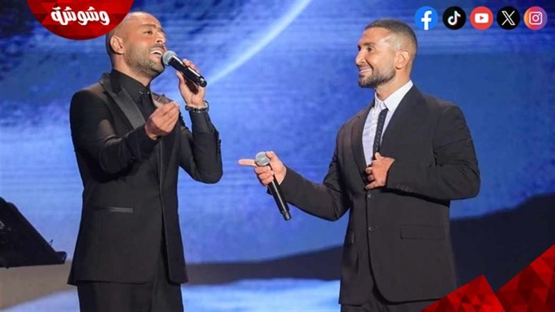 أحمد سعد وتامر عاشور