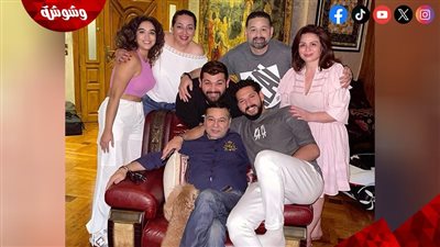 إلهام شاهين تحتفل بعيد ميلاد شقيقها