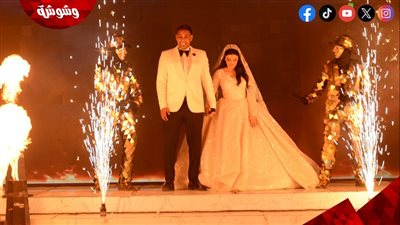  أول صور من حفل زفاف مؤدي المهرجانات إسلام شندي 