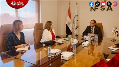 رئيس هيئة سلامة الغذاء يستقبل الملحق الزراعي الأسترالي بالقاهرة 